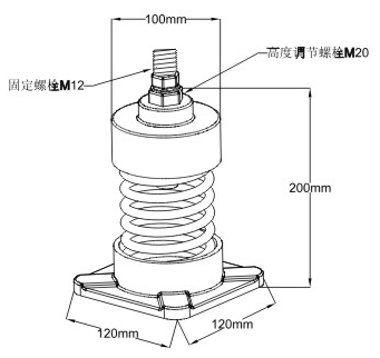 JL型彈簧減振器結構